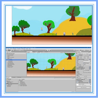 Unity Game that make by personal drawing